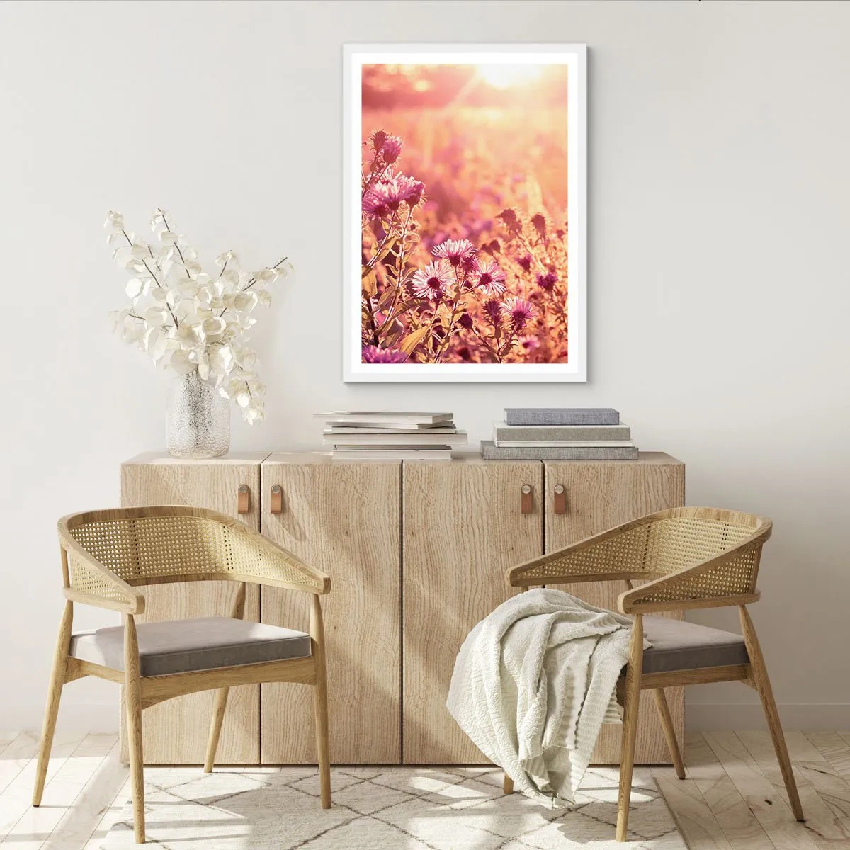 Plagát v bielom ráme - Než skončí leto - 70x100 cm