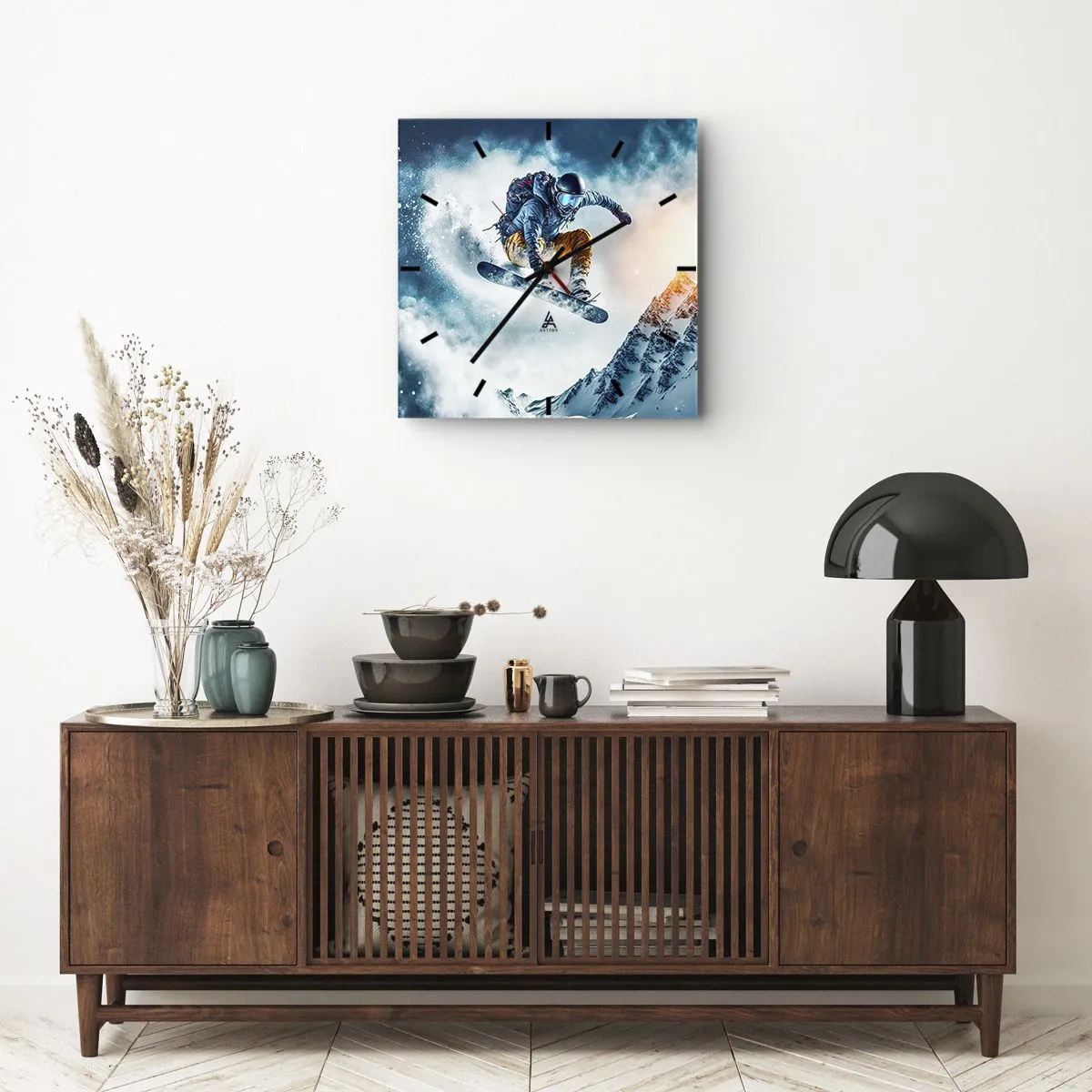 Nástenné hodiny - Extrémne emócie - 40x40 cm