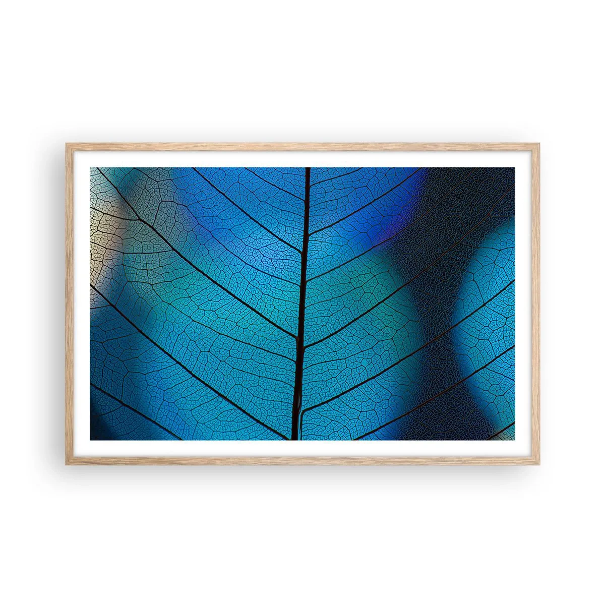 Plagát v ráme zo svetlého duba - Až do detailov - 91x61 cm