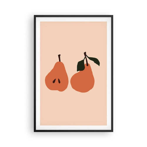 Plagát v čiernom ráme - Číra sladkosť - 61x91 cm