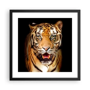 Plagát v čiernom ráme - Divokosť v srdci - 40x40 cm