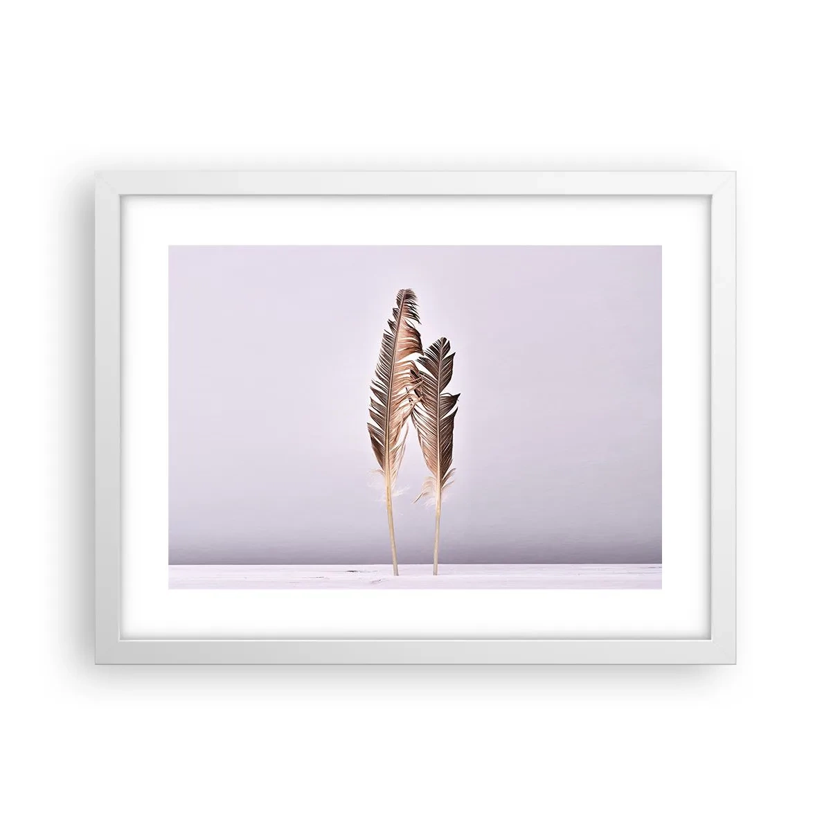 Plagát v bielom ráme - Proti ničote - 40x30 cm