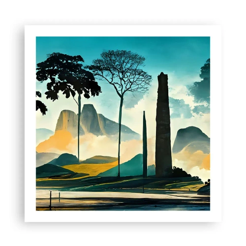 Plagát - Vyššie a vyššie - 60x60 cm