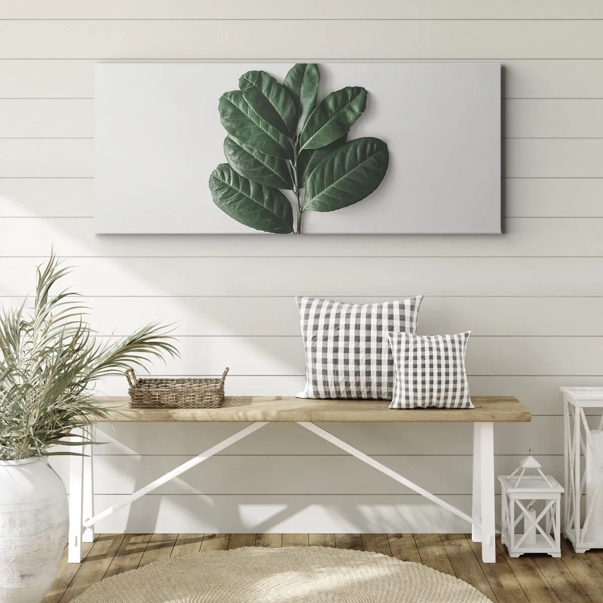 Obraz na plátne - Kresba samotnej prírody - 120x50 cm