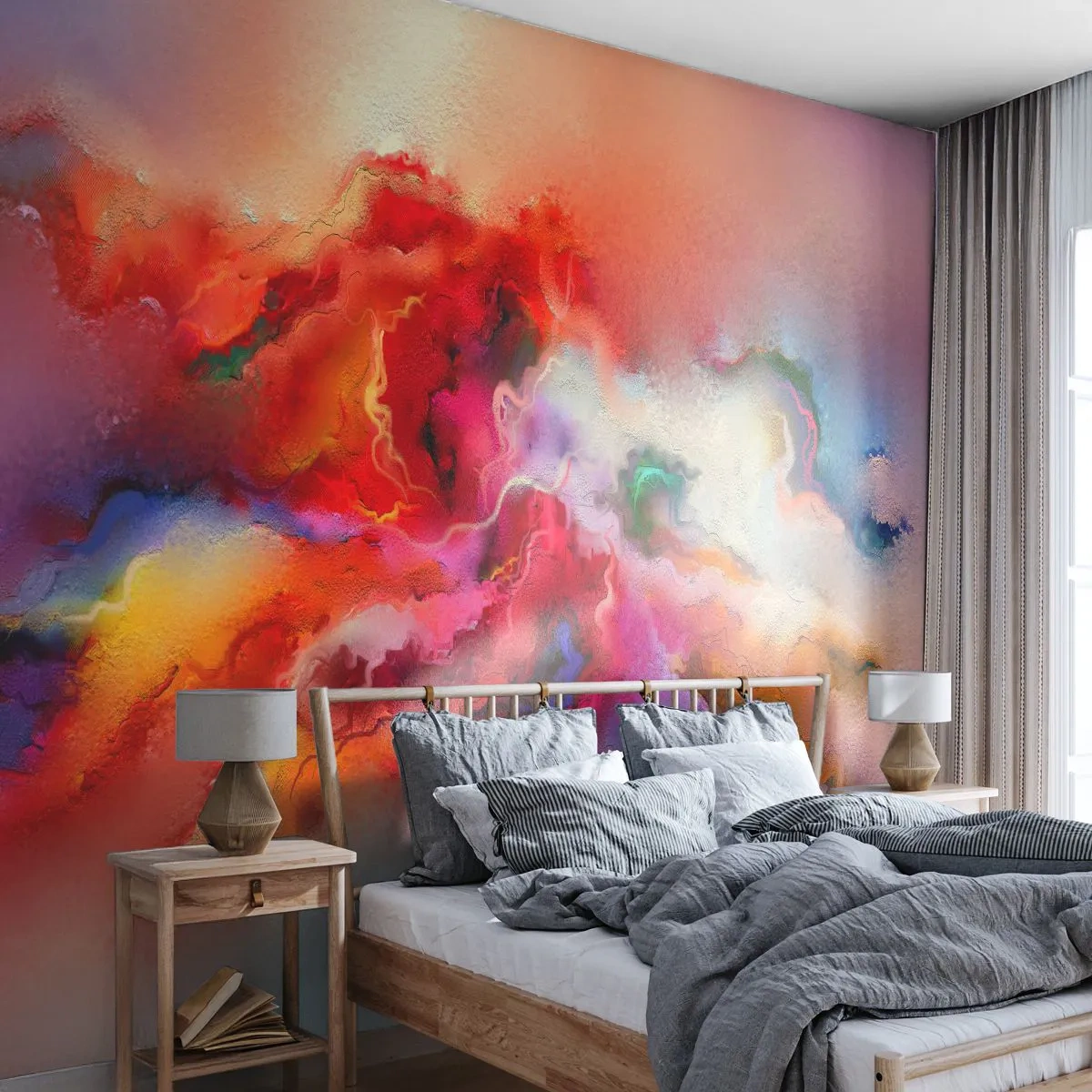 Fototapeta Standard Eco - Ako zachytiť sny - dym - Abstrakcia, Kus, Akryl - 400x280 cm