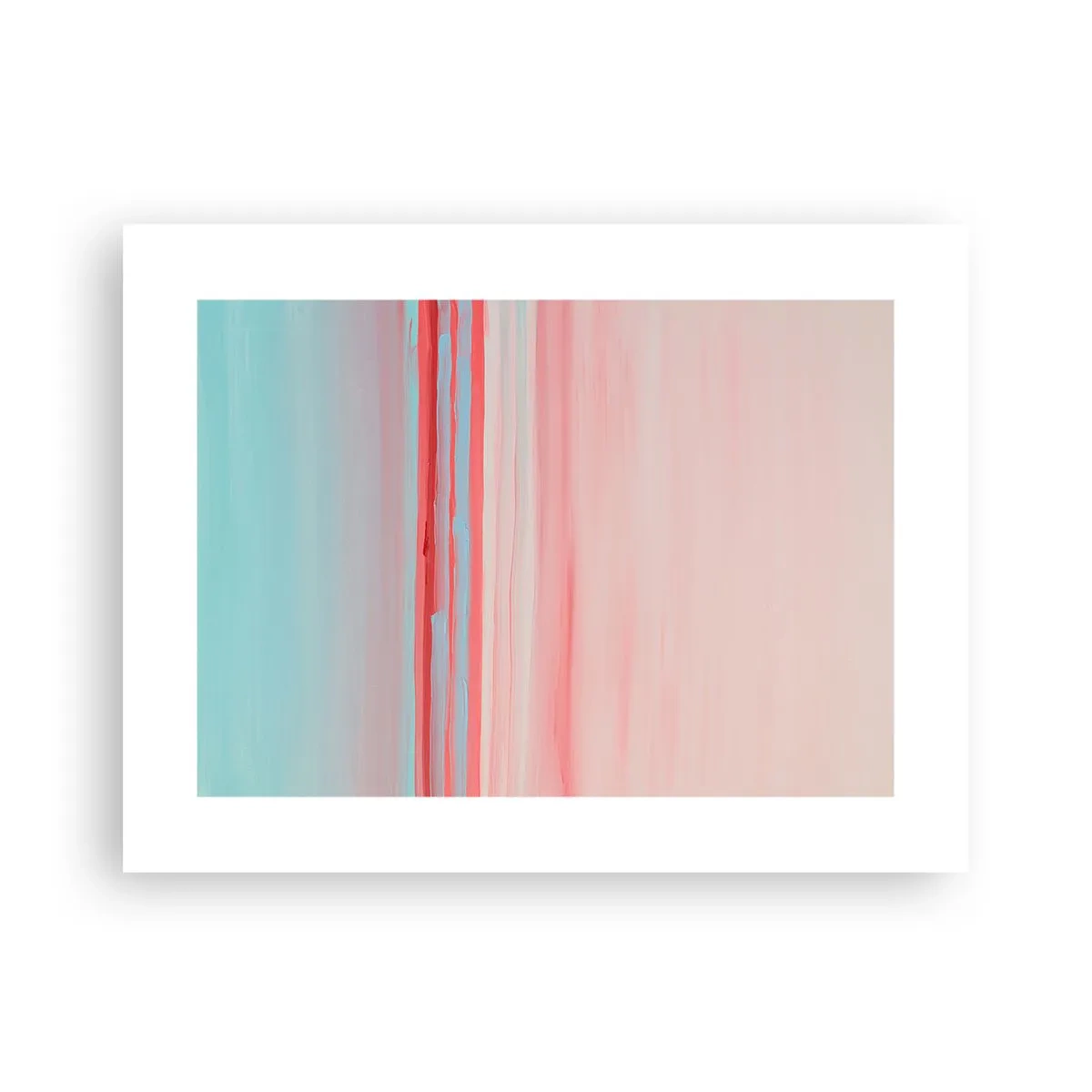 Plagát - Abstrakcia za úsvitu - 40x30 cm