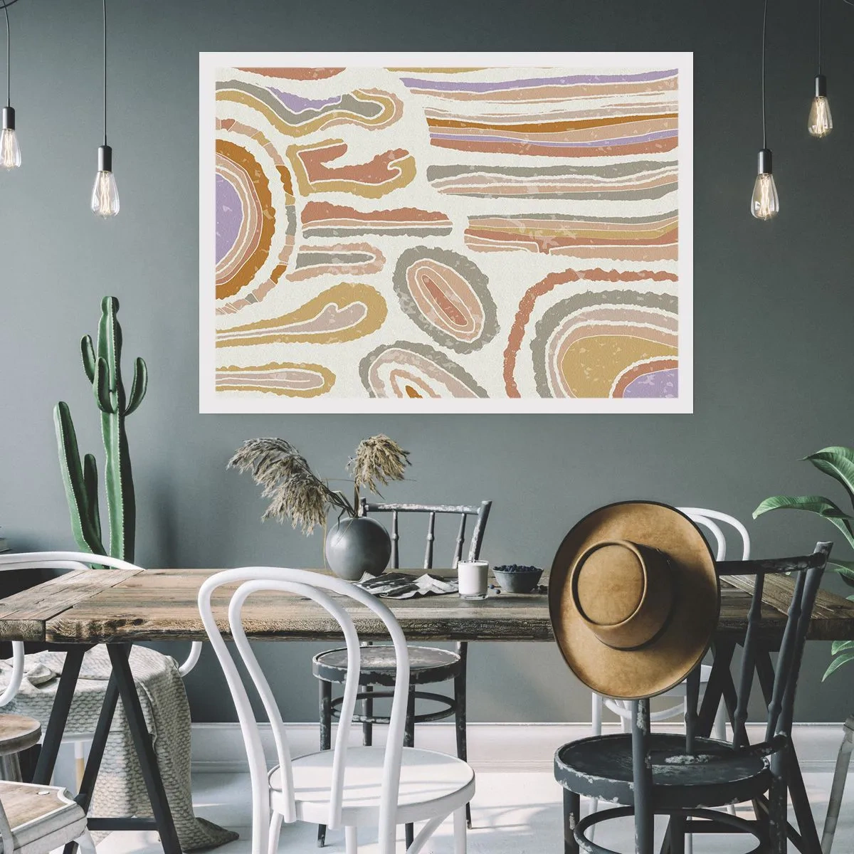 Plagát - Farebné prierezy - 70x50 cm