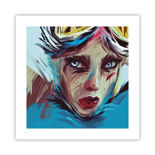 Plagát - Silničná bojovníčka - 40x40 cm