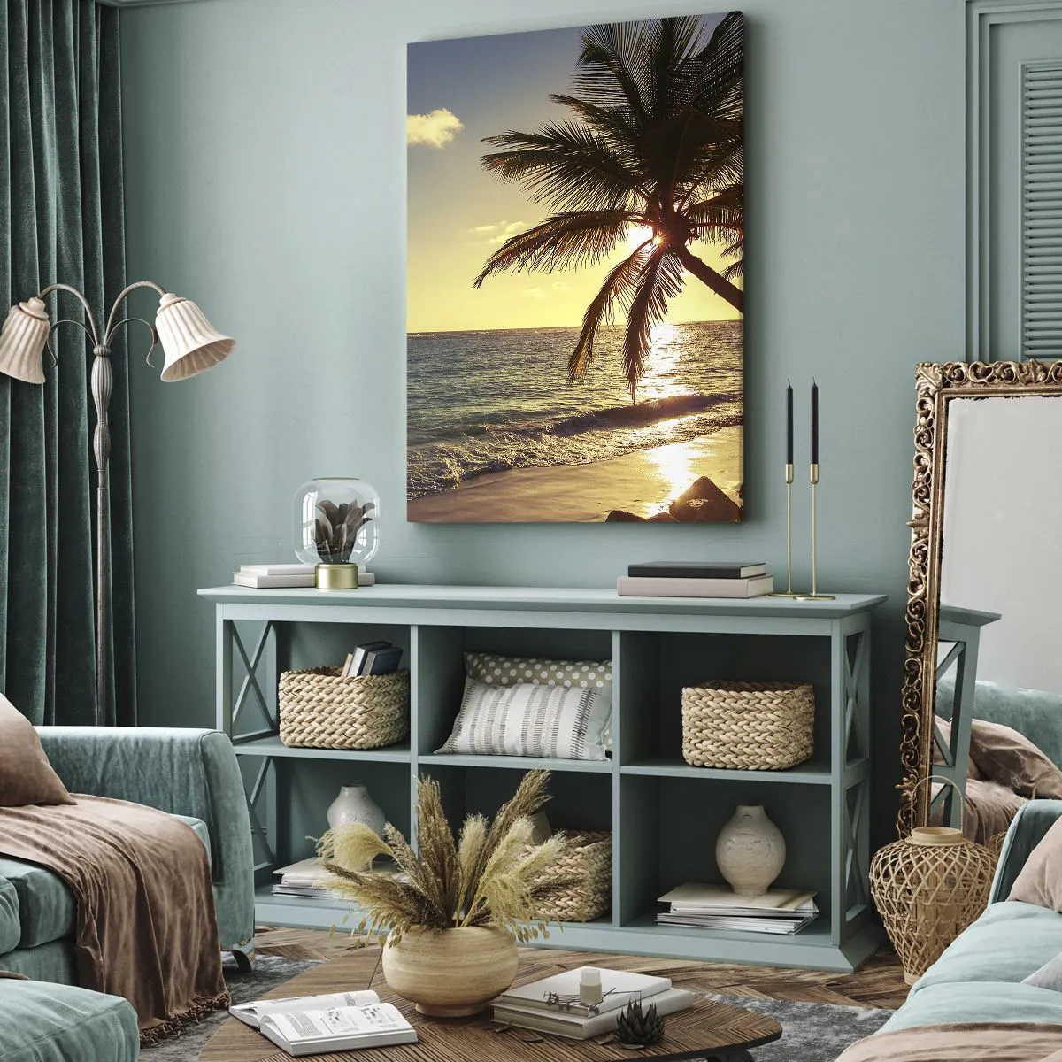 Obraz na plátne - Leto pod palmami - 50x70 cm