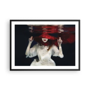 Plagát v čiernom ráme - Divoženka - 70x50 cm