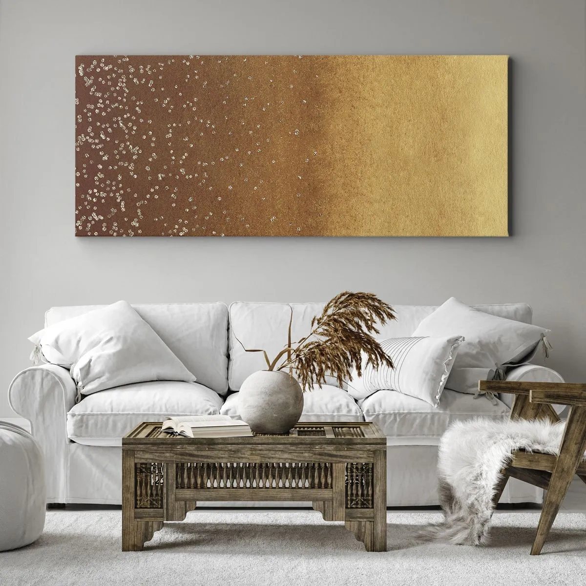 Obraz na plátne - Zrodenie svetla - 100x40 cm