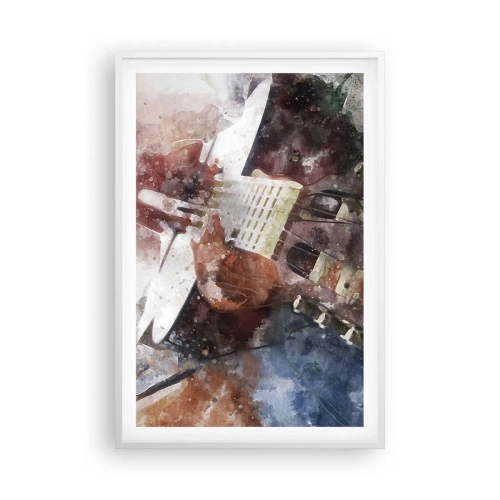 Plagát v bielom ráme - Čo si o tom myslíš? - 61x91 cm