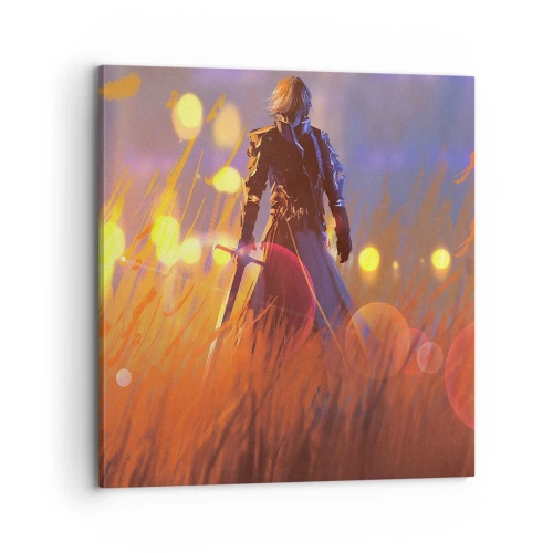 Obraz na plátne - Bludný rytier - 70x70 cm