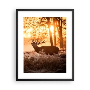 Plagát v čiernom ráme - Sen poľovníka - 40x50 cm
