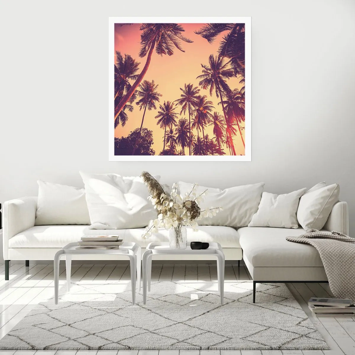 Plagát - Tropická variácia - 60x60 cm