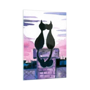 Obraz na skle - Rendez-vous pod mesiacom - 70x100 cm