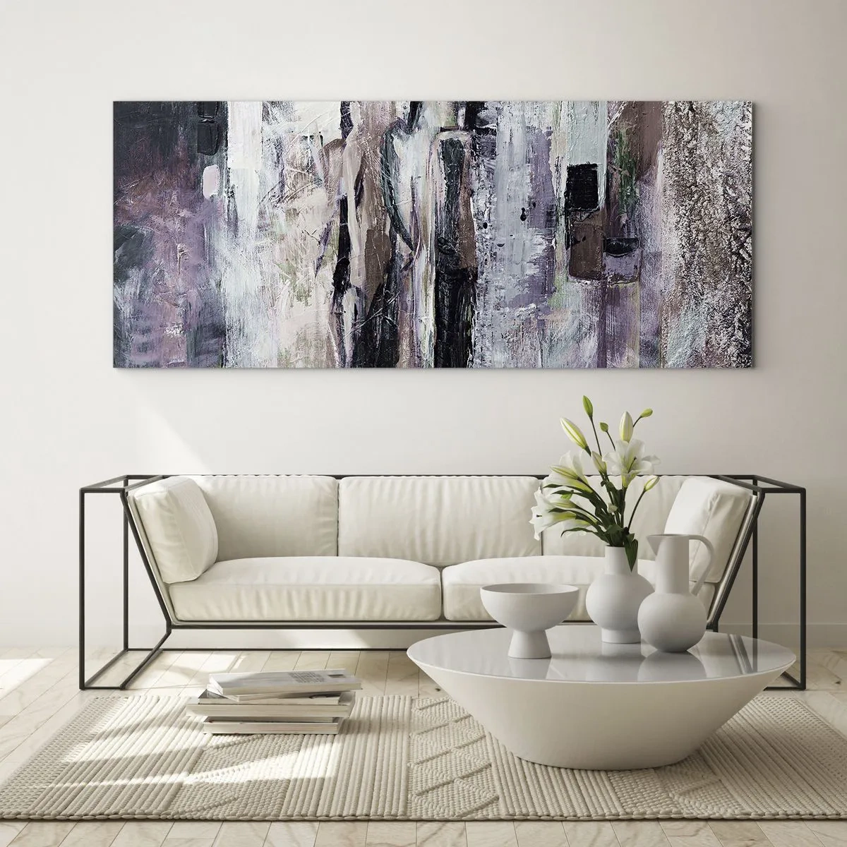Obraz na skle - Tajomná trojica - 100x40 cm
