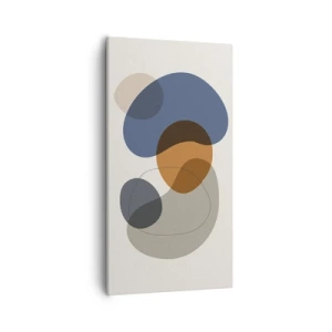 Obraz na plátne - Kvapky farieb - 55x100 cm