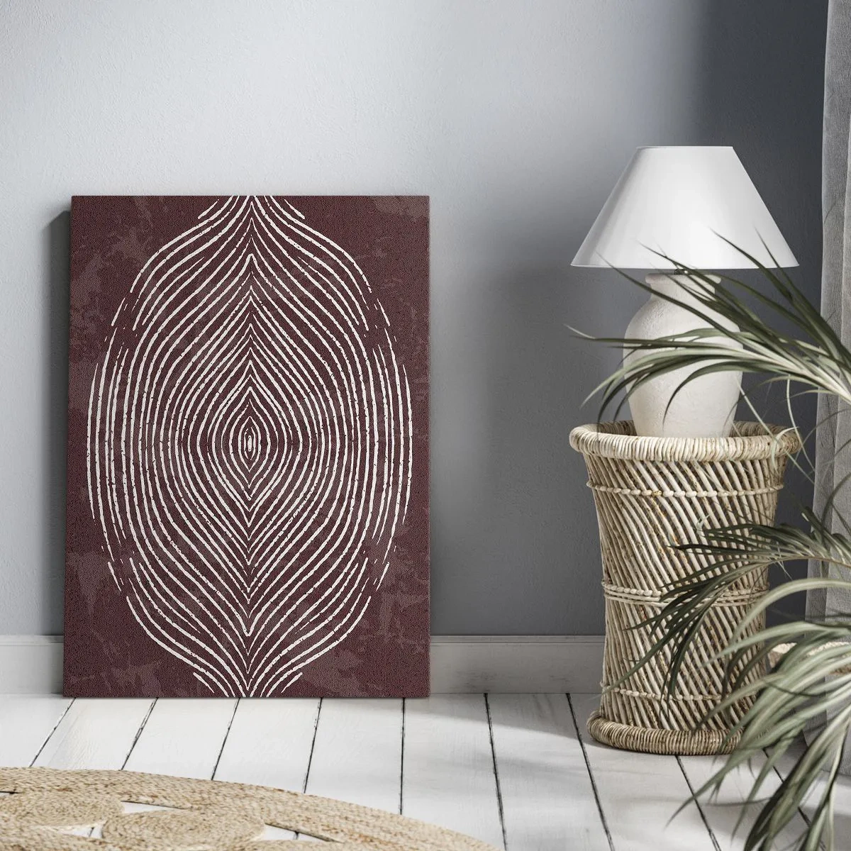 Obraz na plátne - Priestor hovorí - 55x100 cm