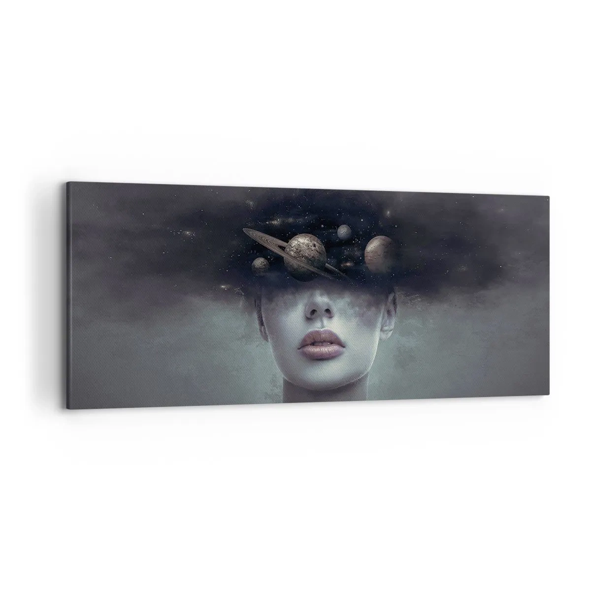 Obraz na plátne - A planéty… - 120x50 cm