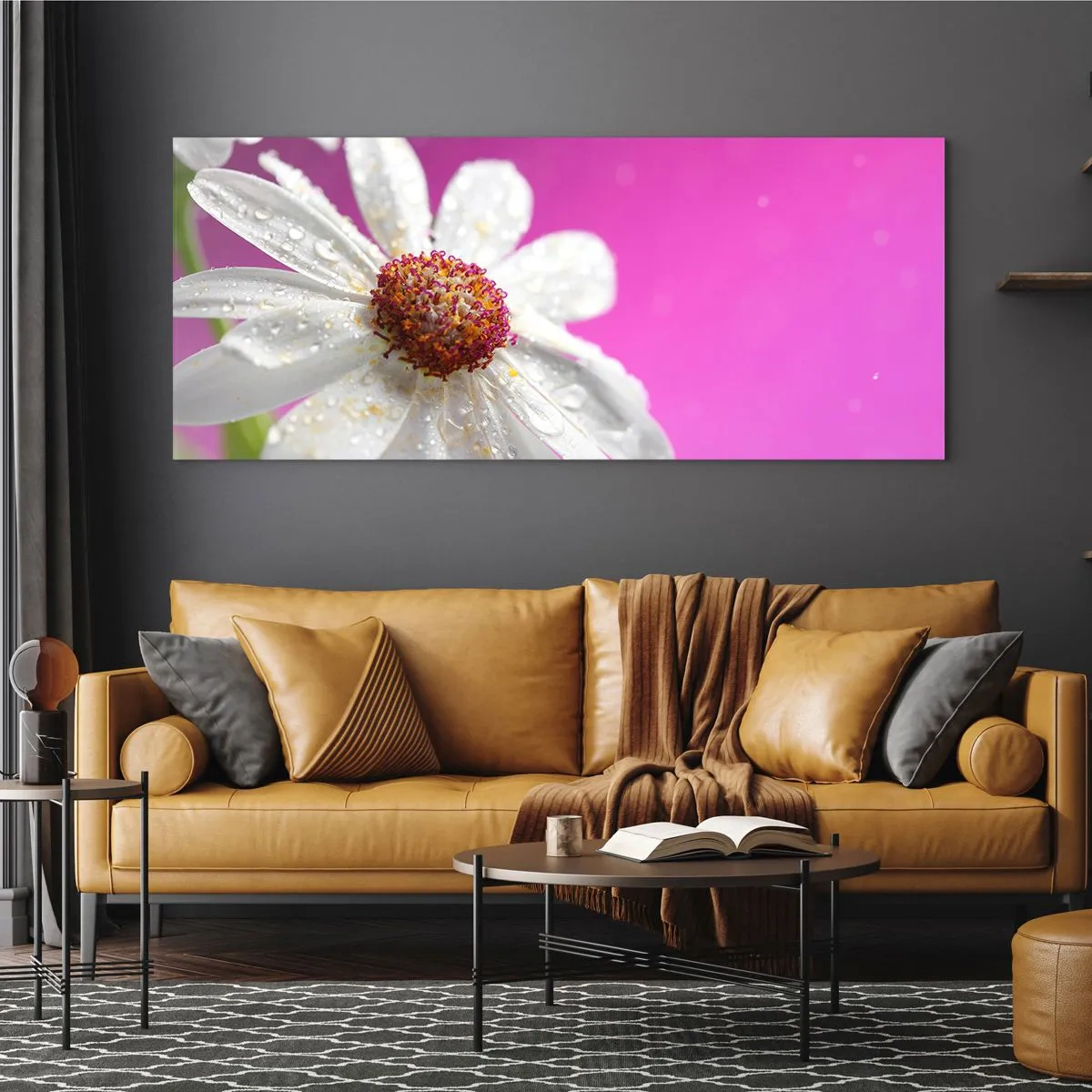 Obraz na skle - Skromný vo svojej kráse - 160x50 cm