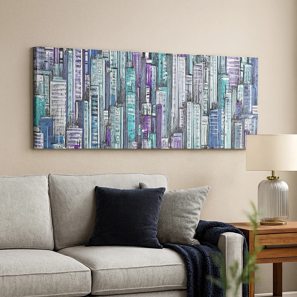 Obraz na plátne - Zmodralé od neba - 30x30 cm