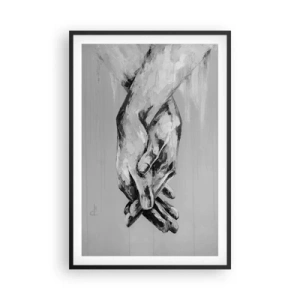 Plagát v čiernom ráme - Začiatok… - 61x91 cm