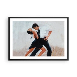 Plagát v čiernom ráme - Tango mojich túžob a snov - 70x50 cm