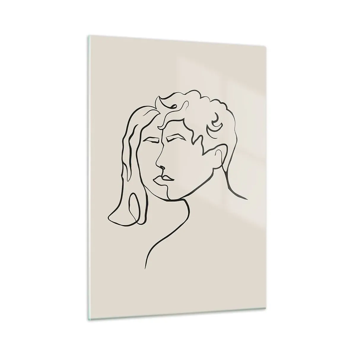 Obraz na skle - A bola jednota - 50x70 cm