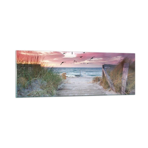 Obraz na skle - Baltská impresia - 90x30 cm