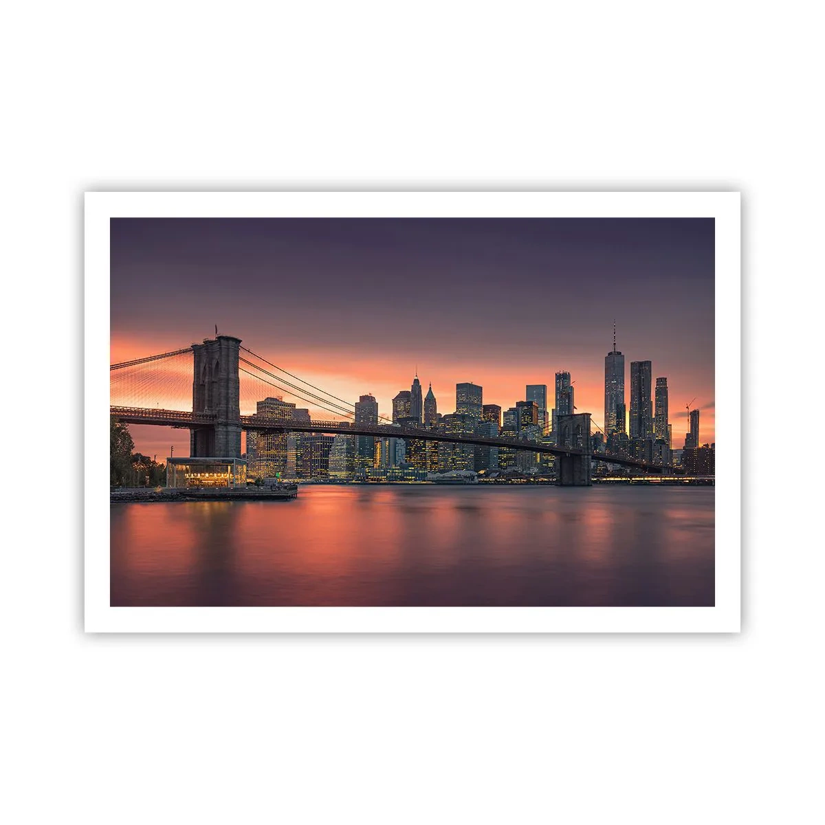 Plagát - Ponorené do ľaliového ticha - 91x61 cm