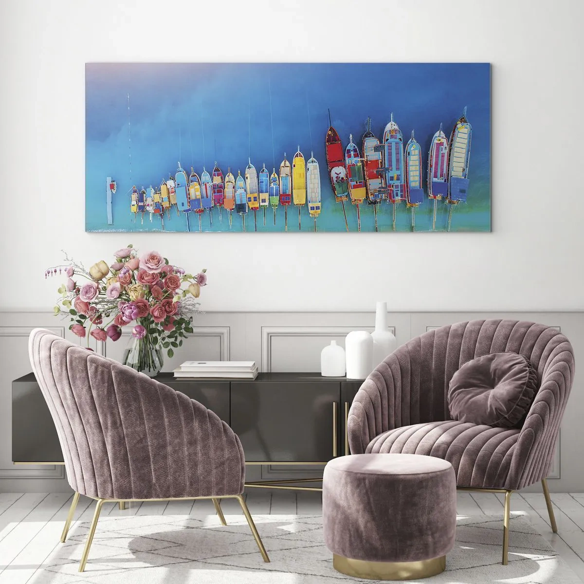 Obraz na skle - Z vtáčej perspektívy - 100x40 cm