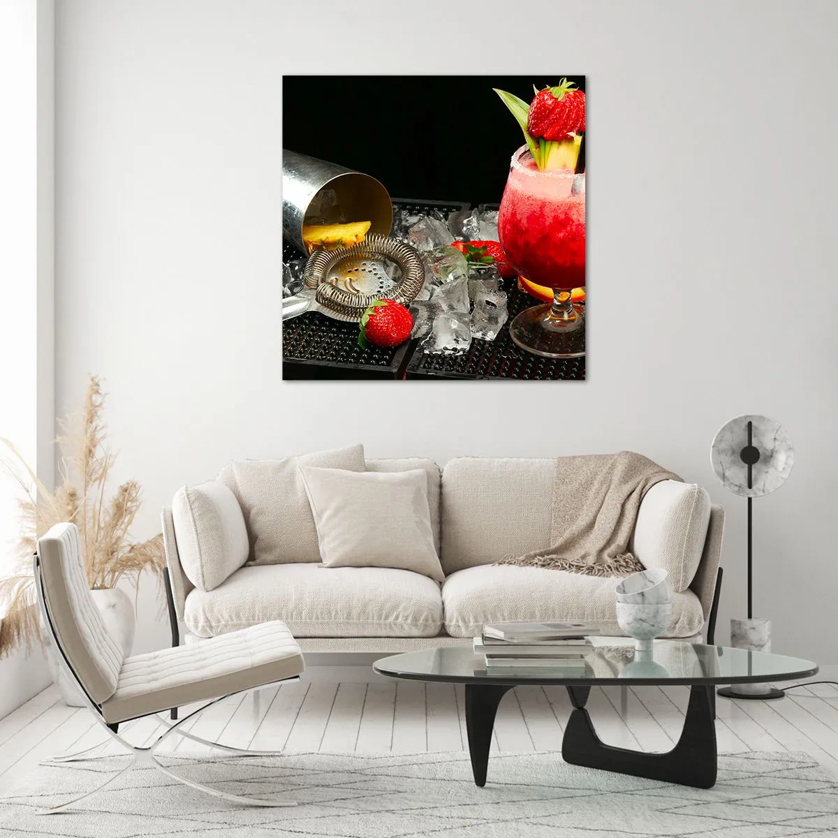 Obraz na skle - Vykúzliť chuť - 70x70 cm