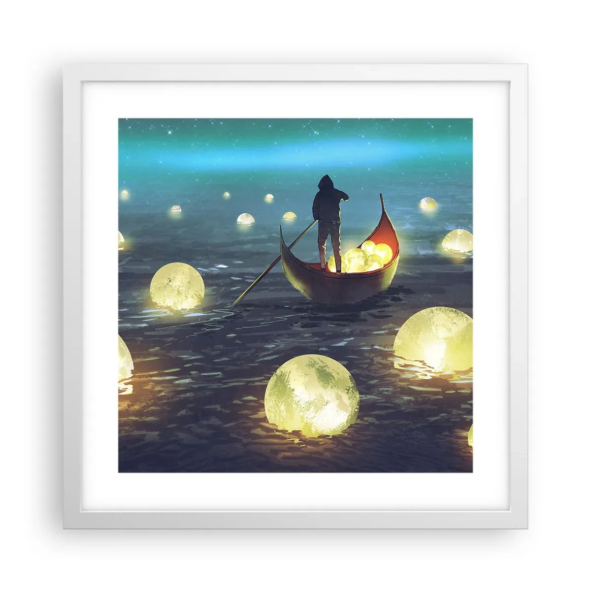 Plagát v bielom ráme - Veci, o ktorých sa filozofom nezdá - 40x40 cm