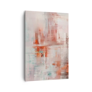 Obraz na plátne - Zahmlené. Ale ružové - 70x100 cm