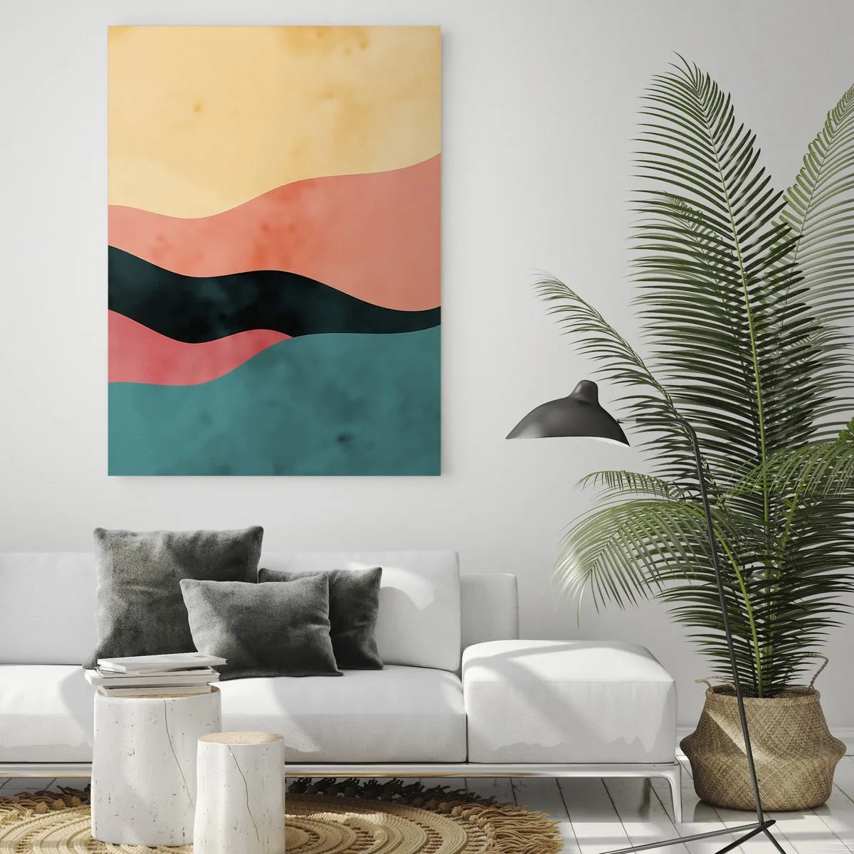 Obraz na skle - Kompatibilný nesúlad - 50x70 cm