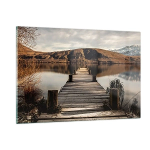 Obraz na skle - Krajina v tichu - 120x80 cm