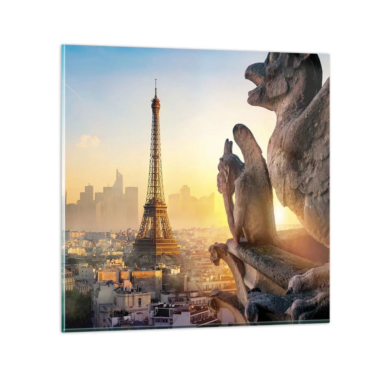 Obraz na skle - Veľa sa zmenilo… - 60x60 cm