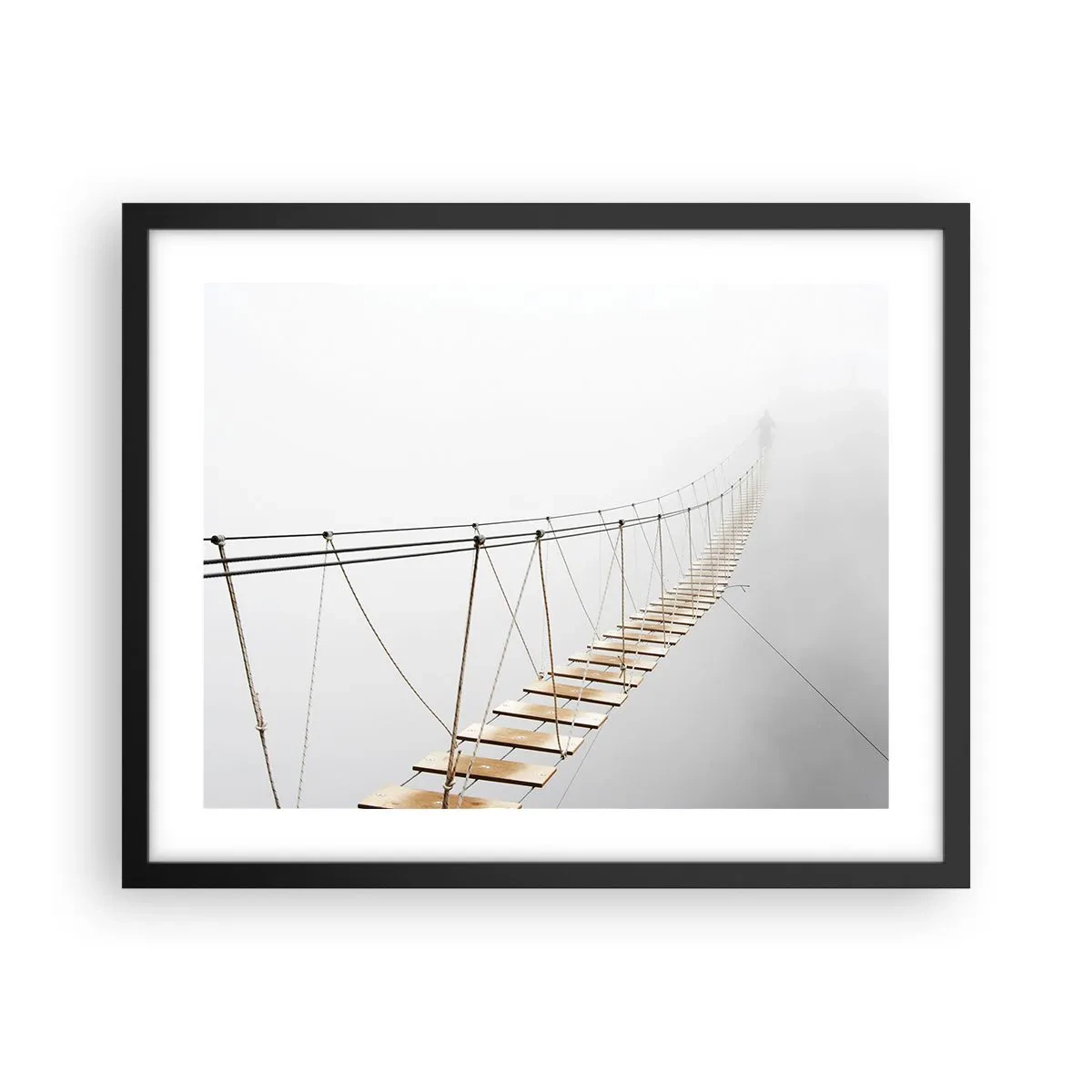 Plagát v čiernom ráme - Kam vás zavedie? - 50x40 cm