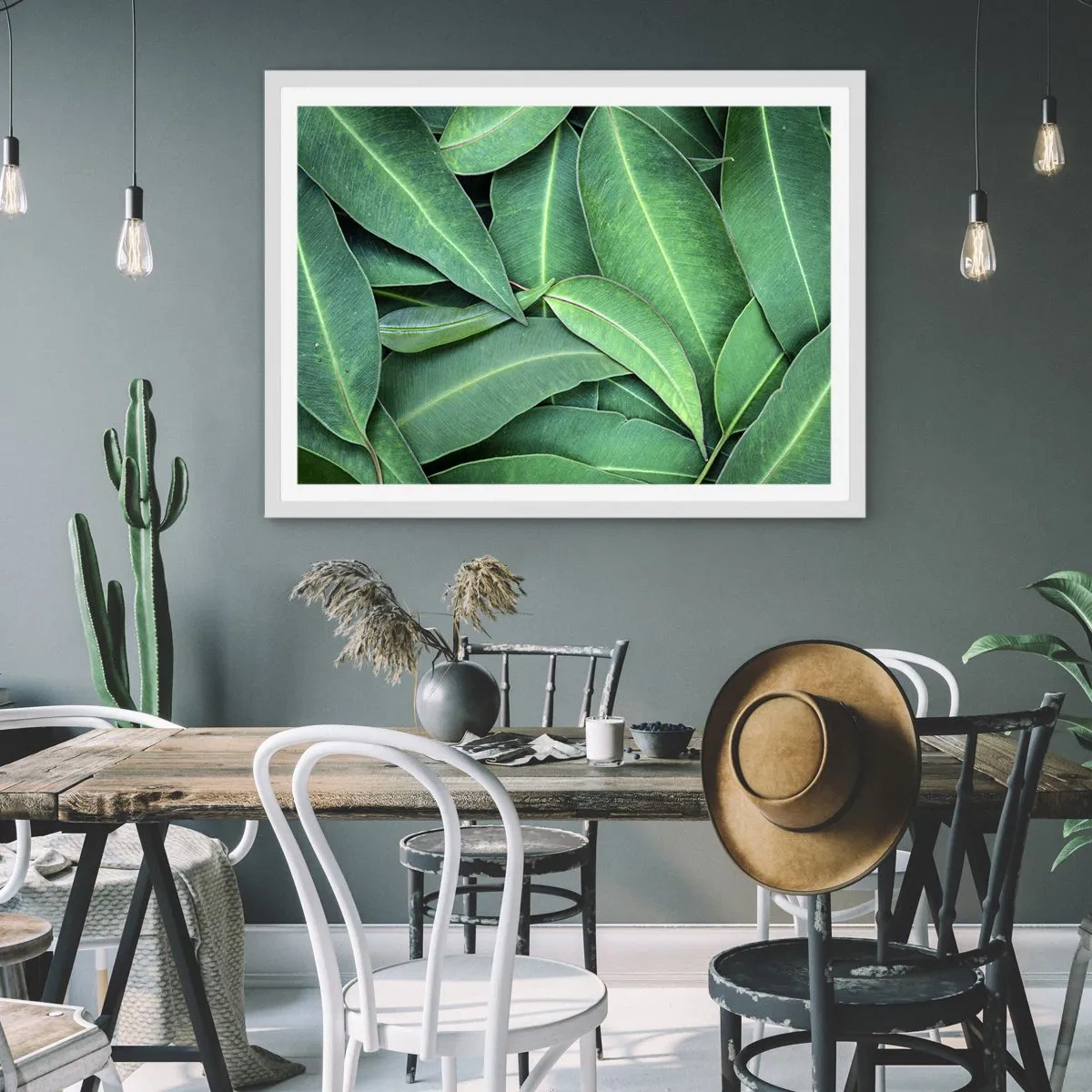 Plagát v bielom ráme - Šťavnaté a svieže - 100x70 cm