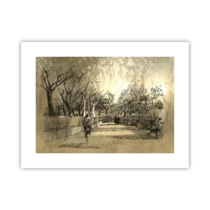 Plagát - Pierkom zastavený okamih - 40x30 cm