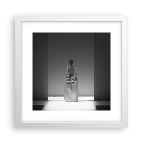 Plagát v bielom ráme - Rafinovaná jednoduchosť - 30x30 cm