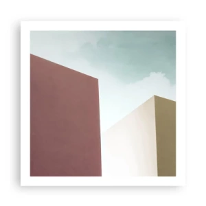 Plagát - Geometria slnečného leta - 60x60 cm