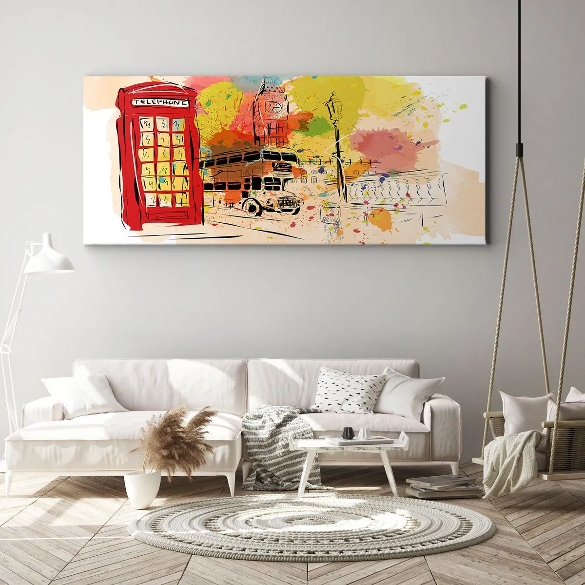 Obraz na plátne - Mesto rôznorodostí - 100x40 cm