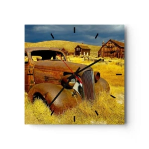 Nástenné hodiny - Zaslúžený odpočinok - 40x40 cm