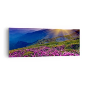 Obraz na plátne - …A okolo vonia kosodrevina a voňajú byliny - 140x50 cm