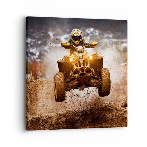 Obraz na plátne - No risk no fun - 30x30 cm