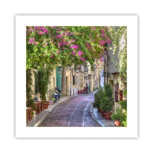 Plagát - Kvitnúce zákutie - 40x40 cm