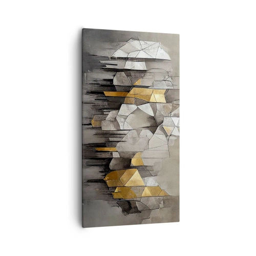 Obraz na plátne - Kompozícia z ľadu a svetla - 55x100 cm