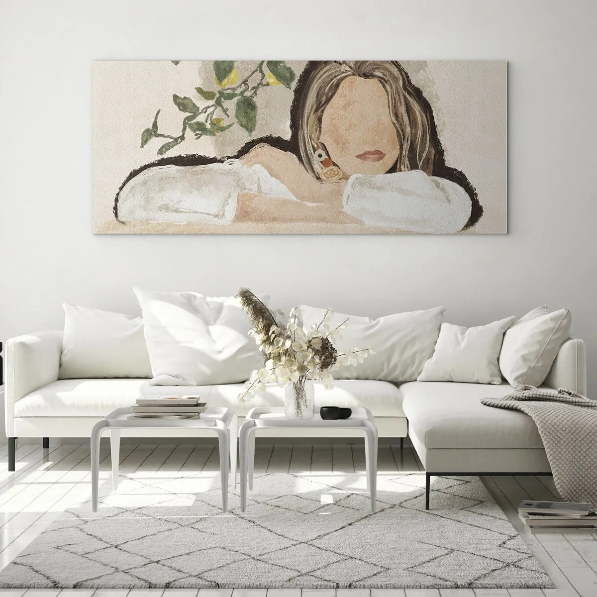 Obraz na skle - Kráska z juhu - 100x40 cm